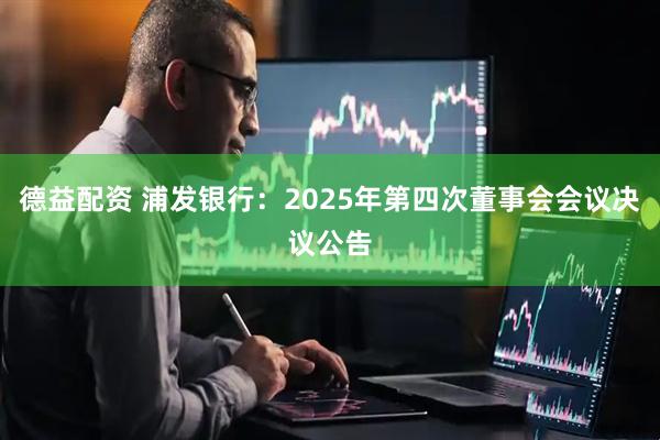 德益配资 浦发银行：2025年第四次董事会会议决议公告